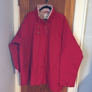 BLAIR Classic Red Utility Jacket 3XL